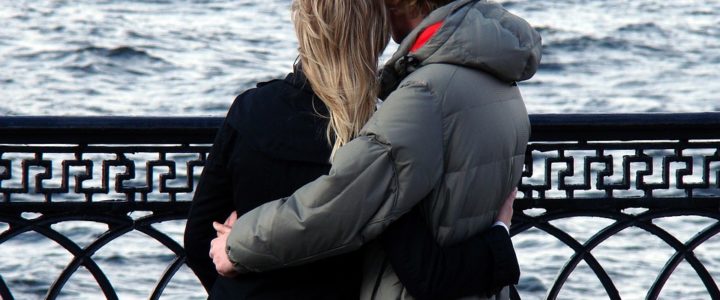 couple near sea